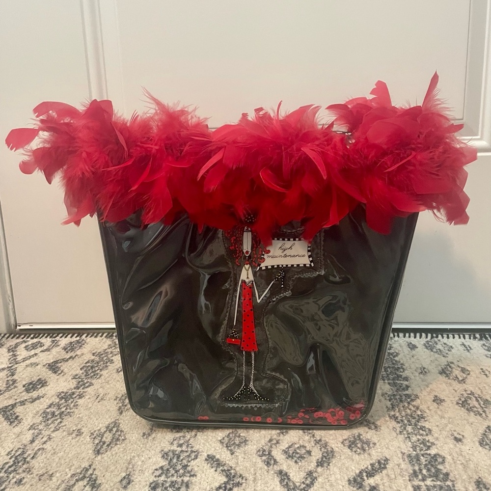 Red and Black Purse